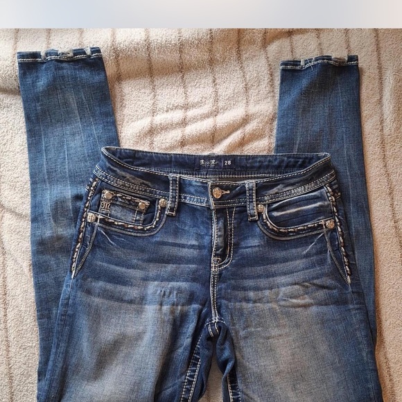 Miss Me Women's Dark Blue Skinny Jeans - Picture 5 of 6